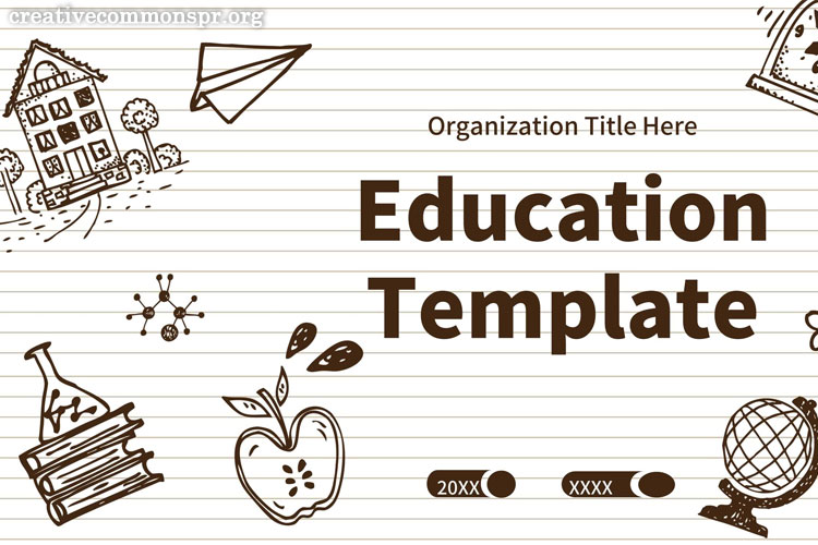 Template PowerPoint Sosial: Edukasi Tanpa Batas